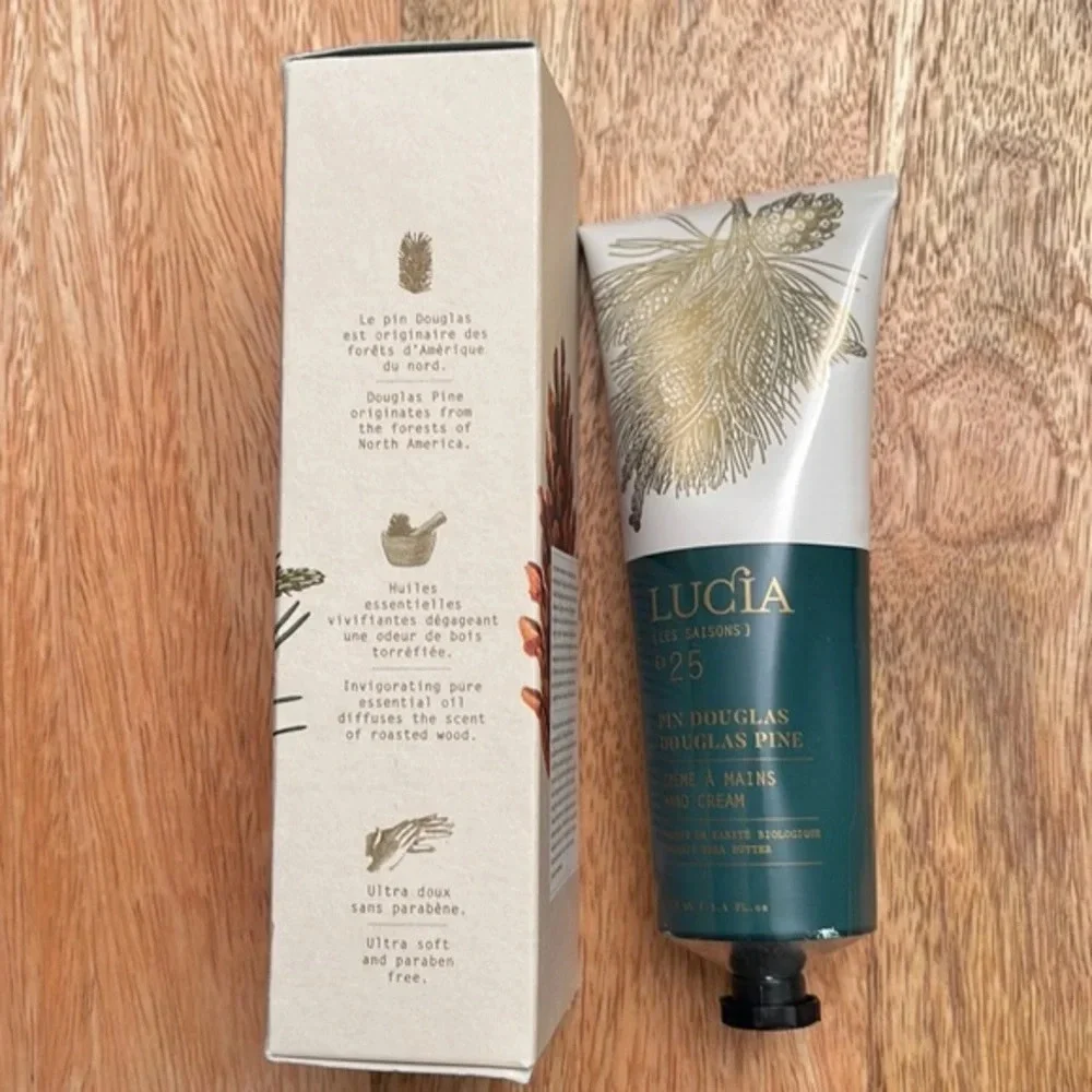 NIB Lucia Hand Cream Douglas Pine